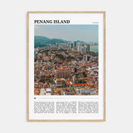 Penang Island Travel Color Poster