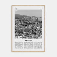 Penang Travel B&W Poster