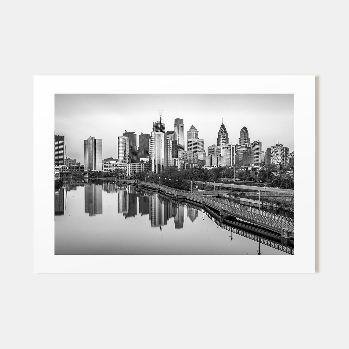 Pennsylvania Landscape B&W Poster