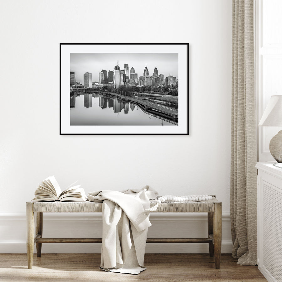 Pennsylvania Landscape B&W Poster
