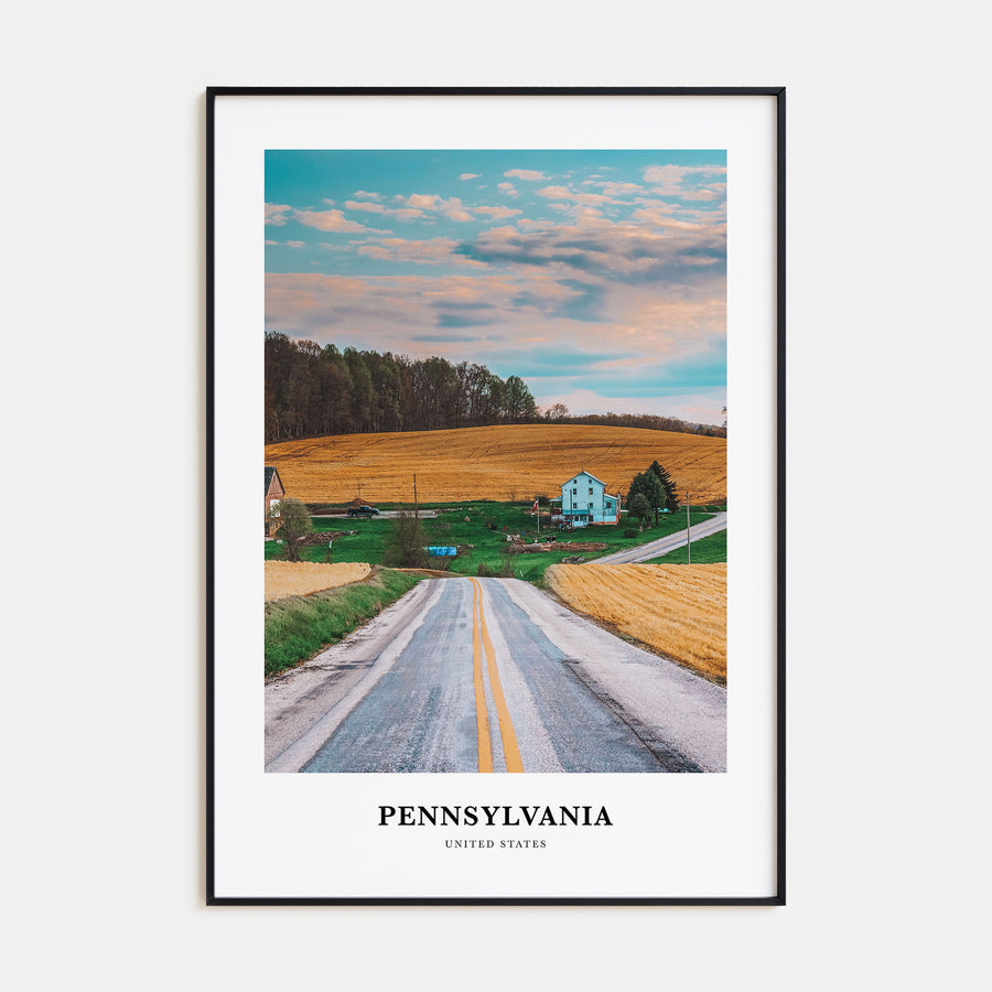 Pennsylvania Portrait Color Poster