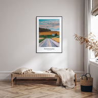 Pennsylvania Portrait Color Poster