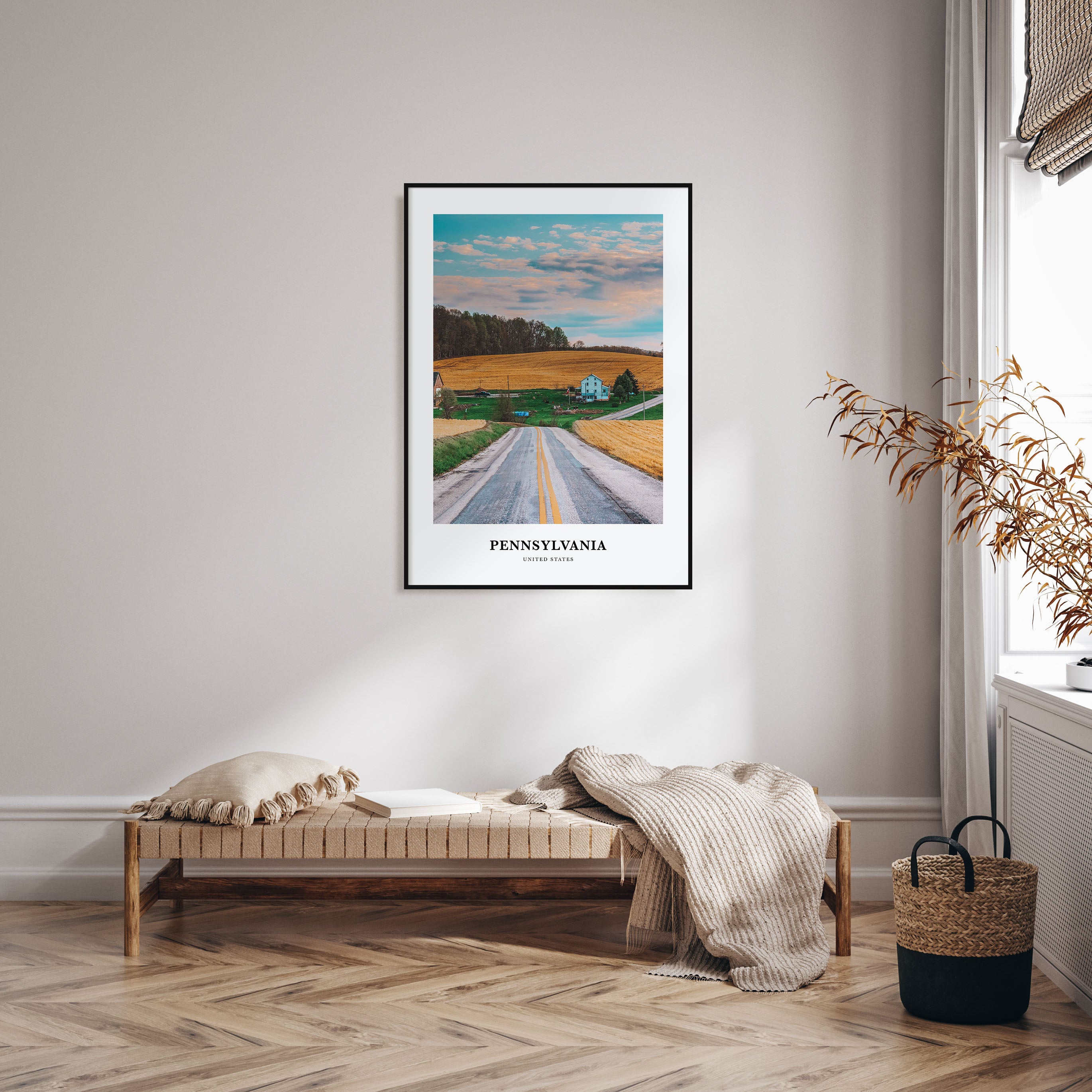 Pennsylvania Portrait Color Poster