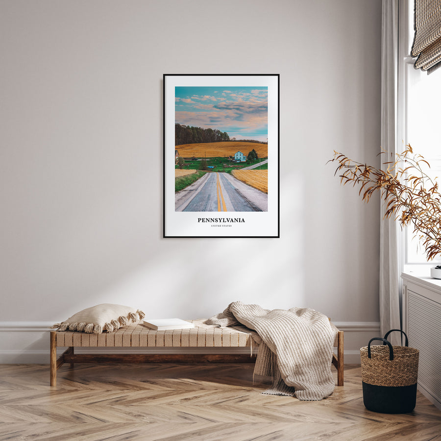 Pennsylvania Portrait Color Poster