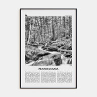 Pennsylvania Travel B&W No 3 Poster