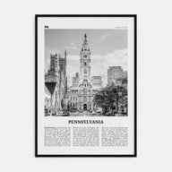 Pennsylvania Travel B&W No 5 Poster