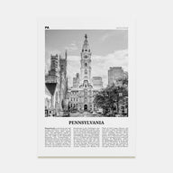 Pennsylvania Travel B&W No 5 Poster