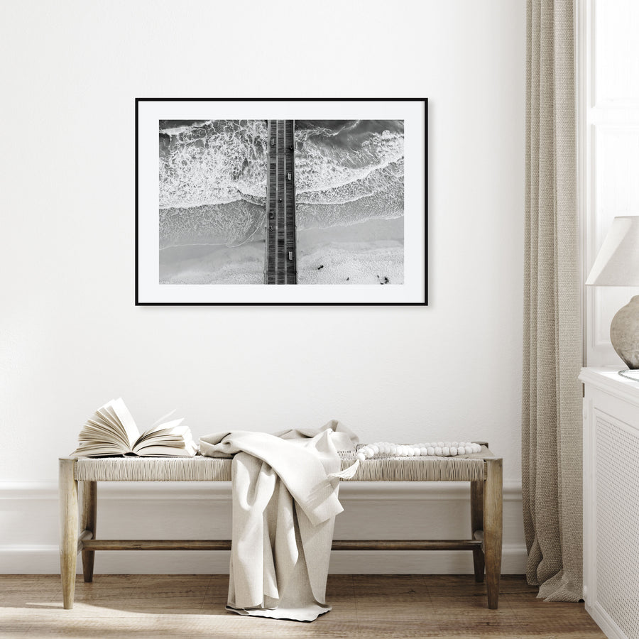 Pensacola Landscape B&W Poster