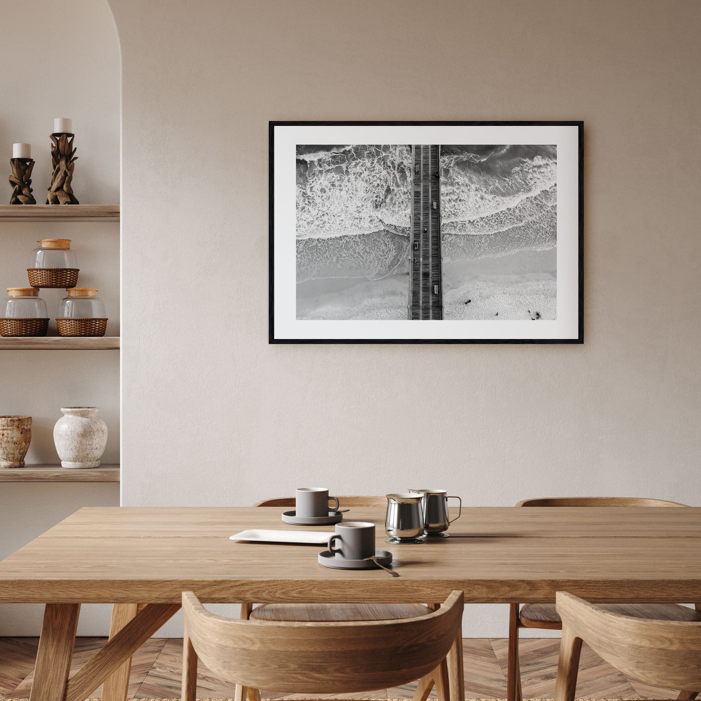 Pensacola Landscape B&W Poster