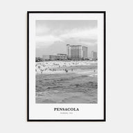 Pensacola Portrait B&W No 1 Poster