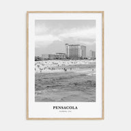 Pensacola Portrait B&W No 1 Poster