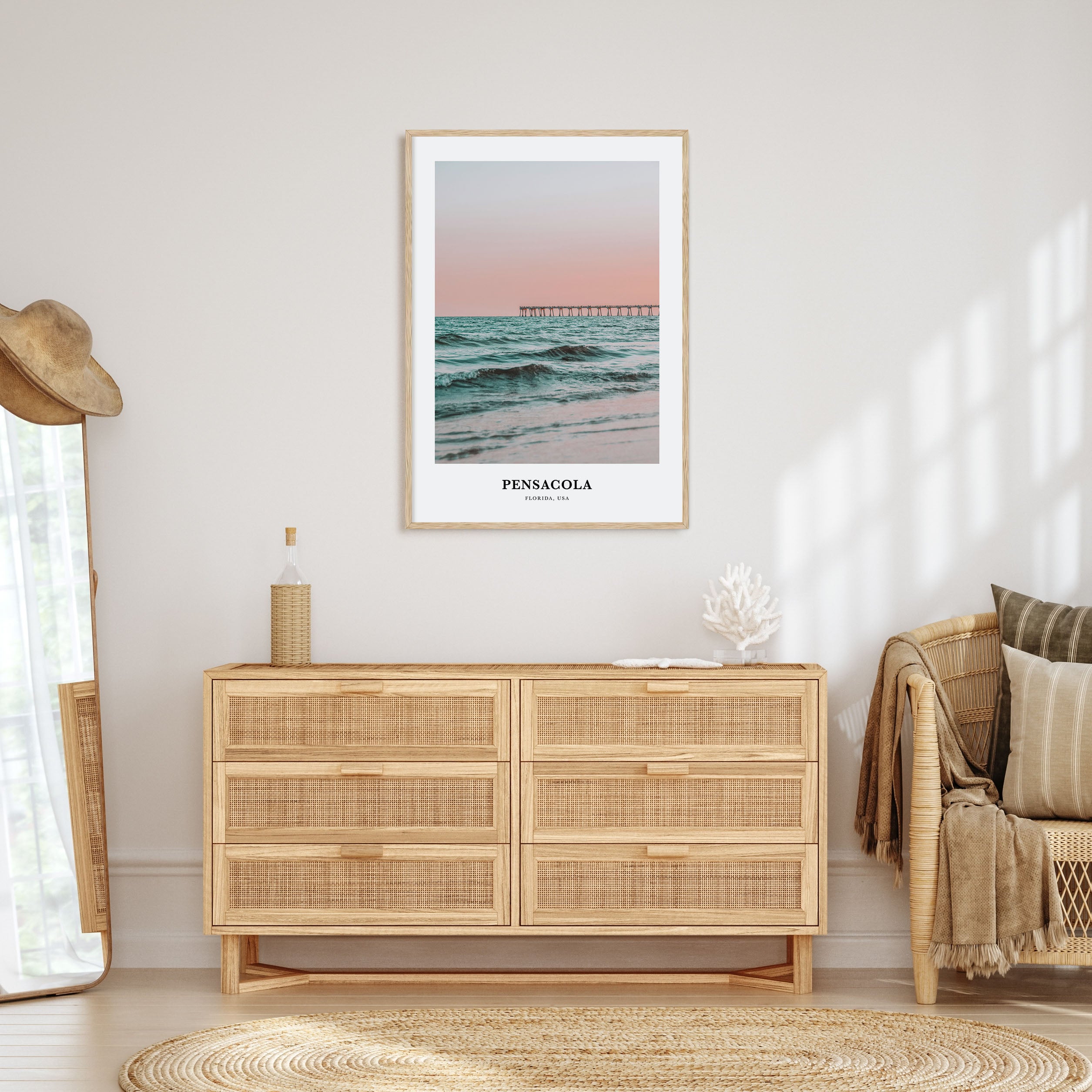 Pensacola Portrait Color Poster