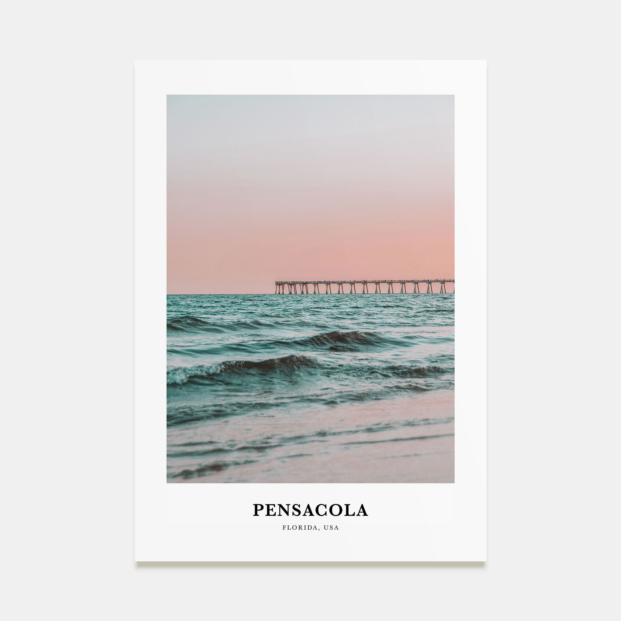 Pensacola Portrait Color Poster