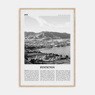 Penticton Travel B&W Poster