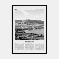 Penticton Travel B&W Poster