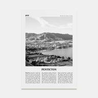 Penticton Travel B&W Poster