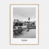 Peoria, Arizona Portrait B&W Poster