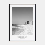 Perdido Key Portrait B&W Poster