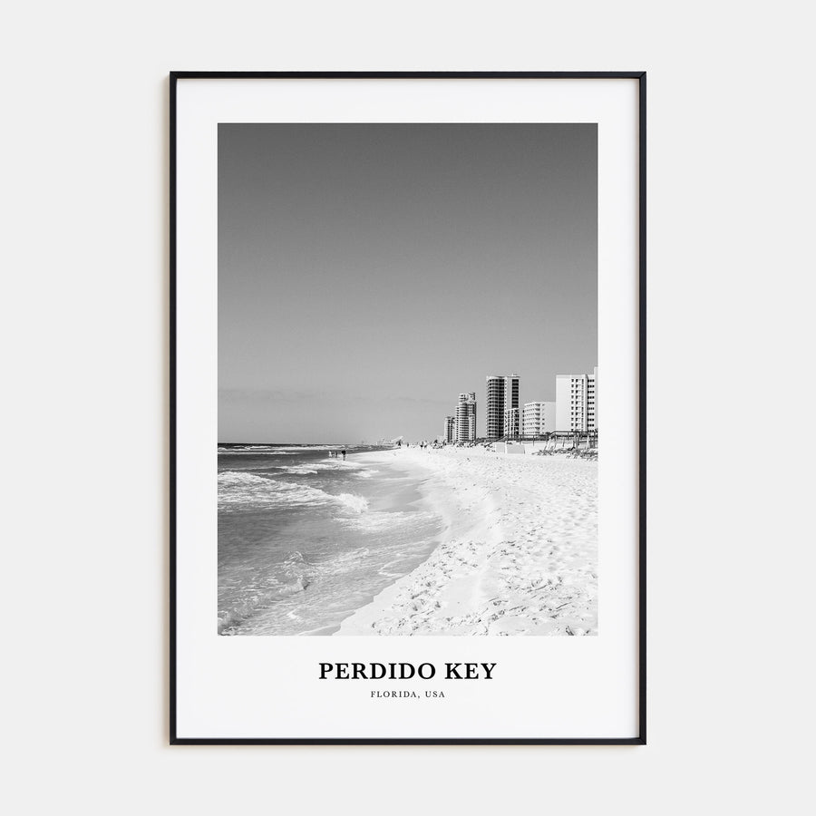 Perdido Key Portrait B&W Poster