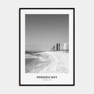 Perdido Key Portrait B&W Poster