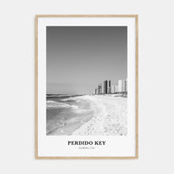 Perdido Key Portrait B&W Poster