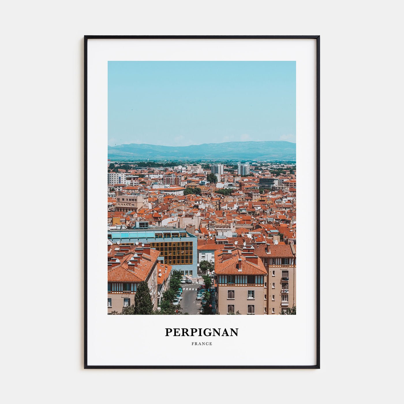 Perpignan Portrait Color Poster