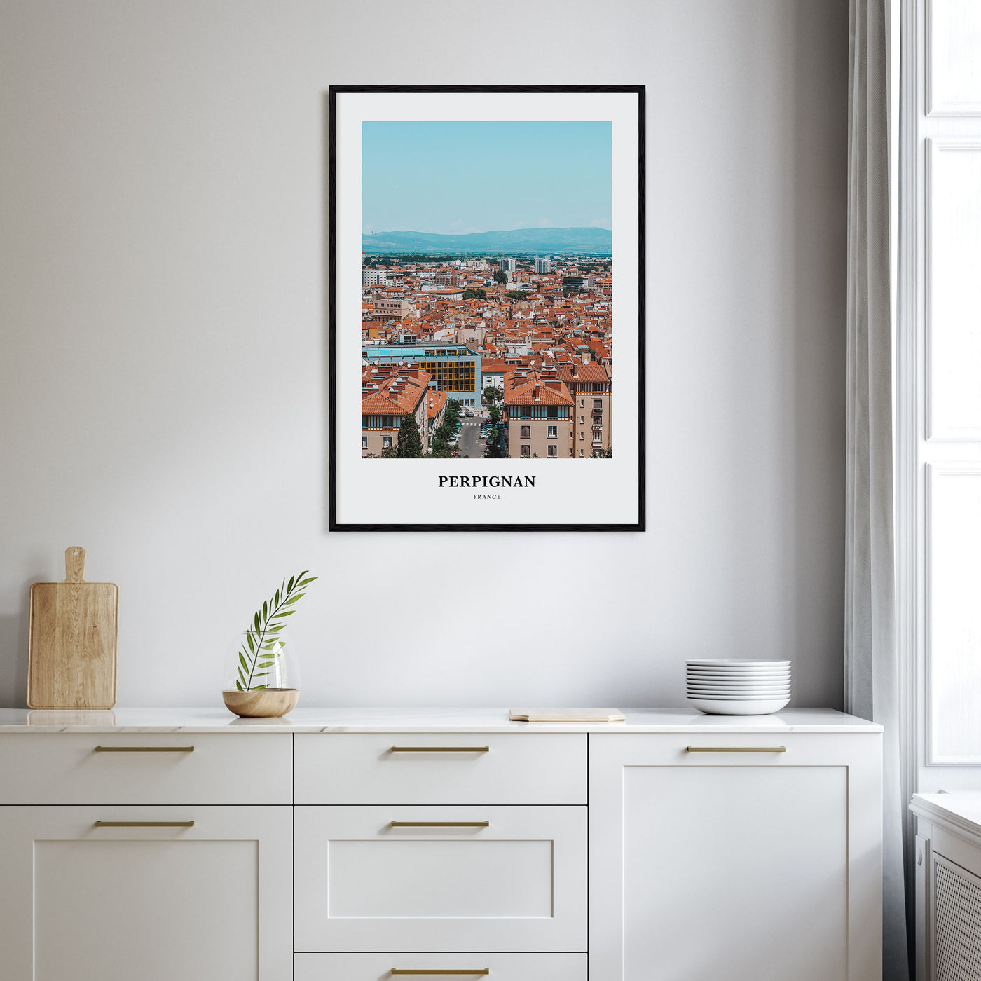 Perpignan Portrait Color Poster