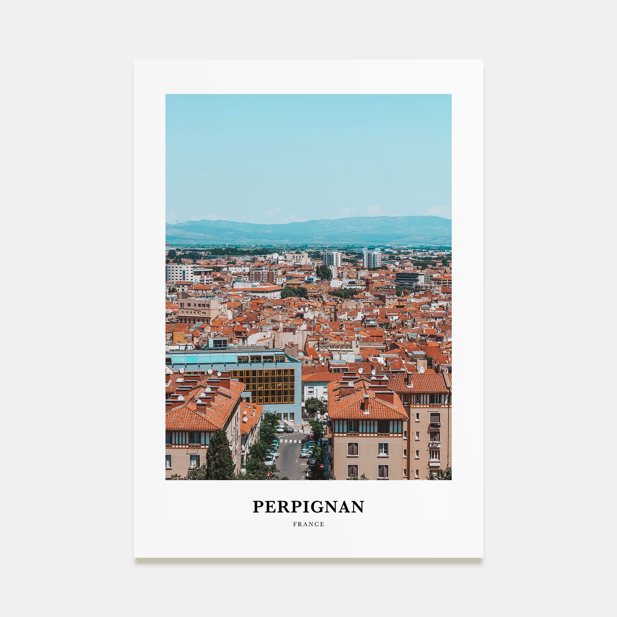 Perpignan Portrait Color Poster
