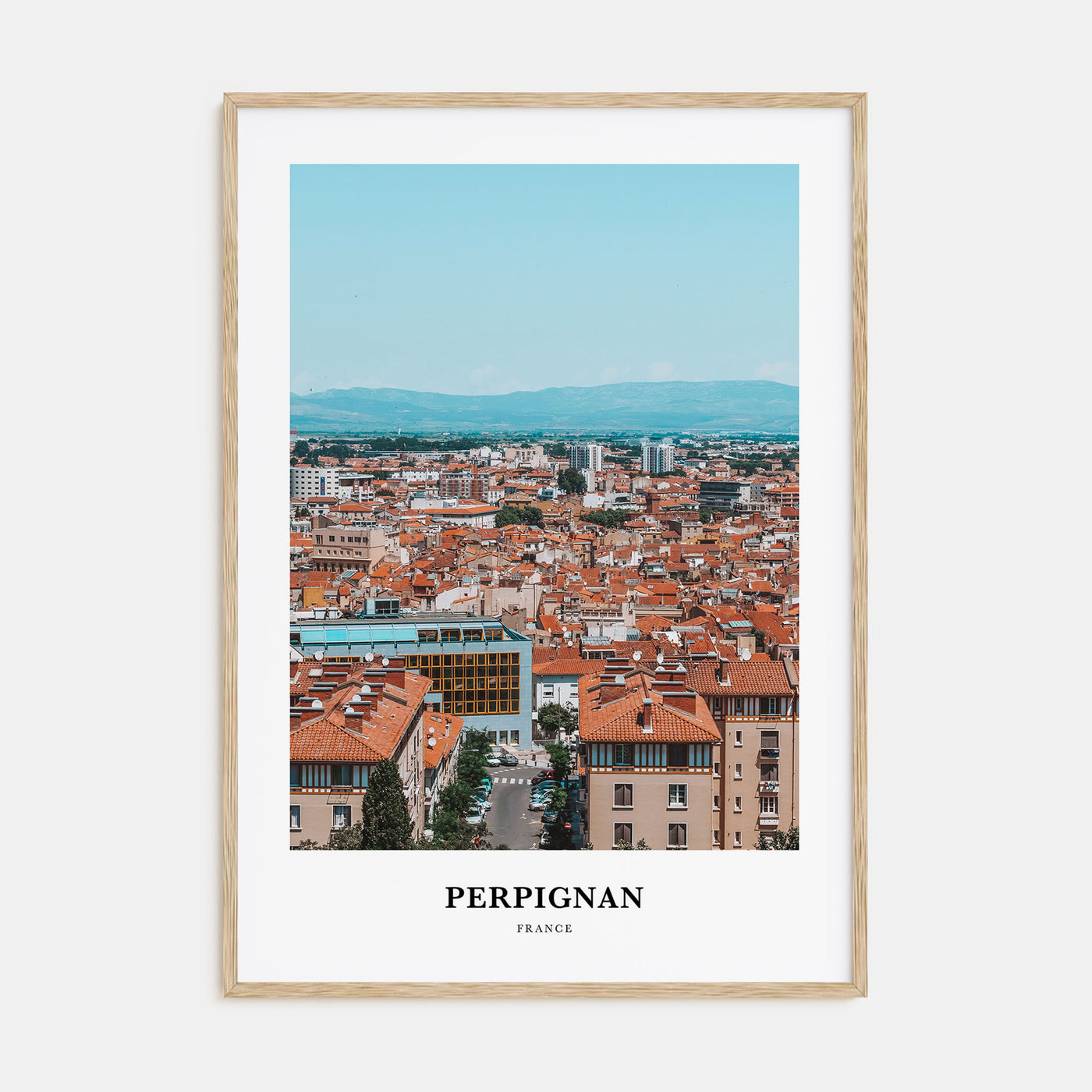 Perpignan Portrait Color Poster