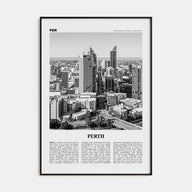 Perth Travel B&W Poster