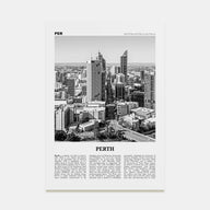 Perth Travel B&W Poster