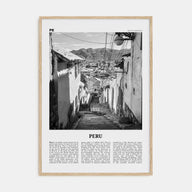 Peru Travel B&W No 2 Poster