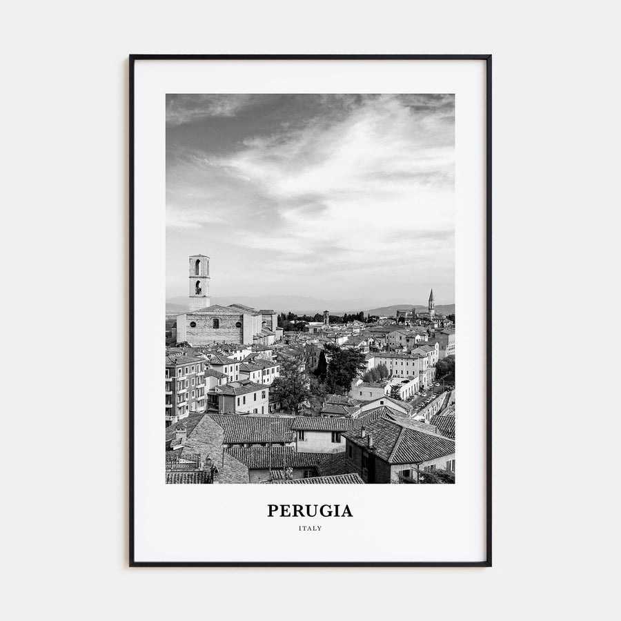 Perugia Portrait B&W Poster