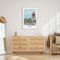 Pescara Portrait Color Poster