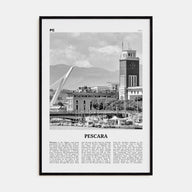 Pescara Travel B&W Poster