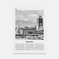 Pescara Travel B&W Poster