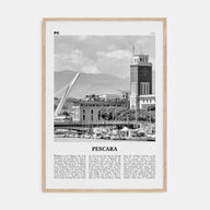 Pescara Travel B&W Poster