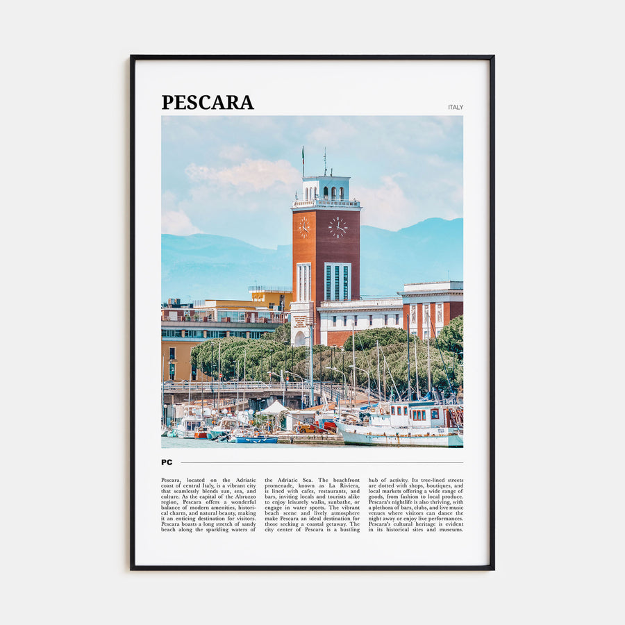 Pescara Travel Color Poster