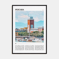 Pescara Travel Color Poster
