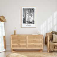 Petaluma Portrait B&W Poster