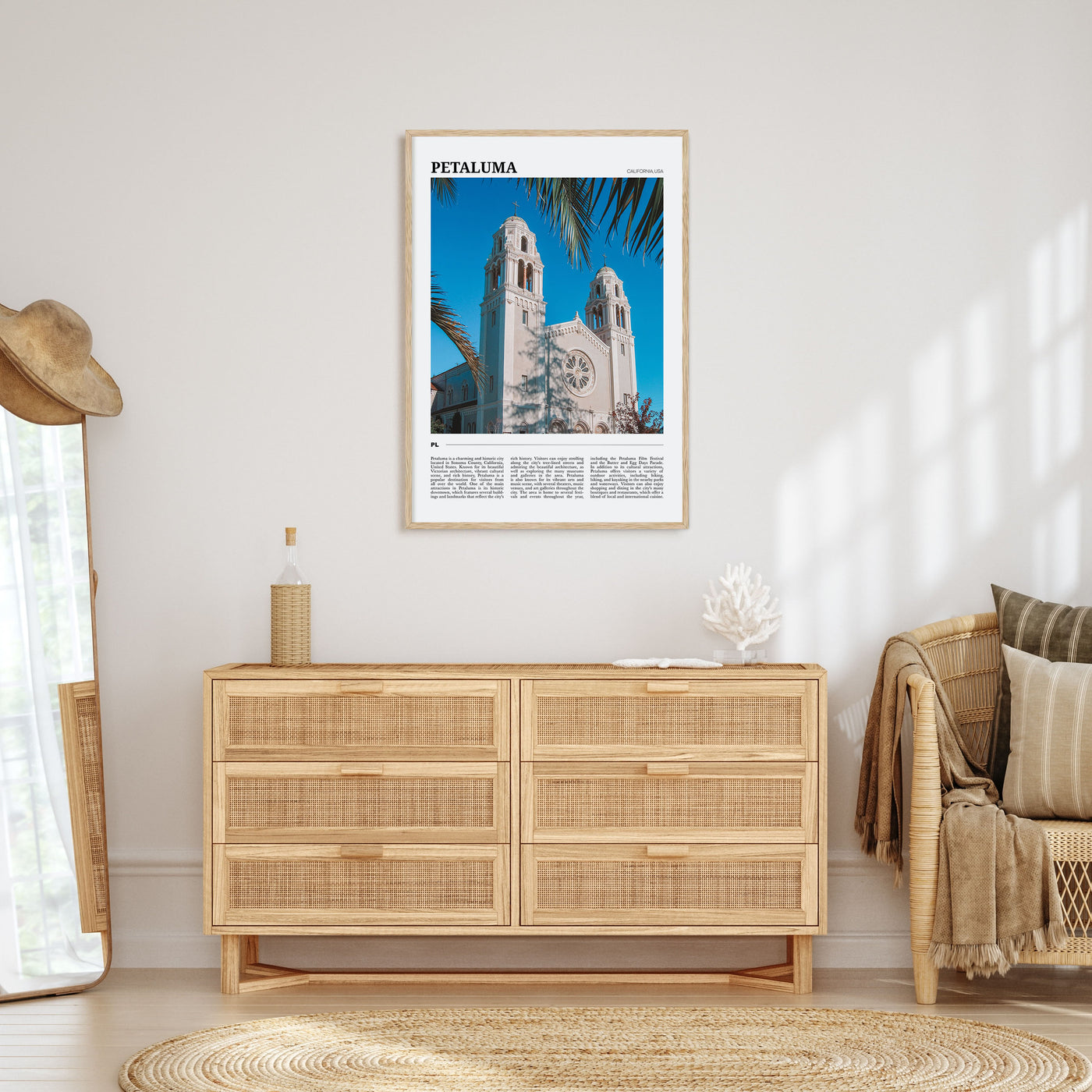 Petaluma Travel Color Poster