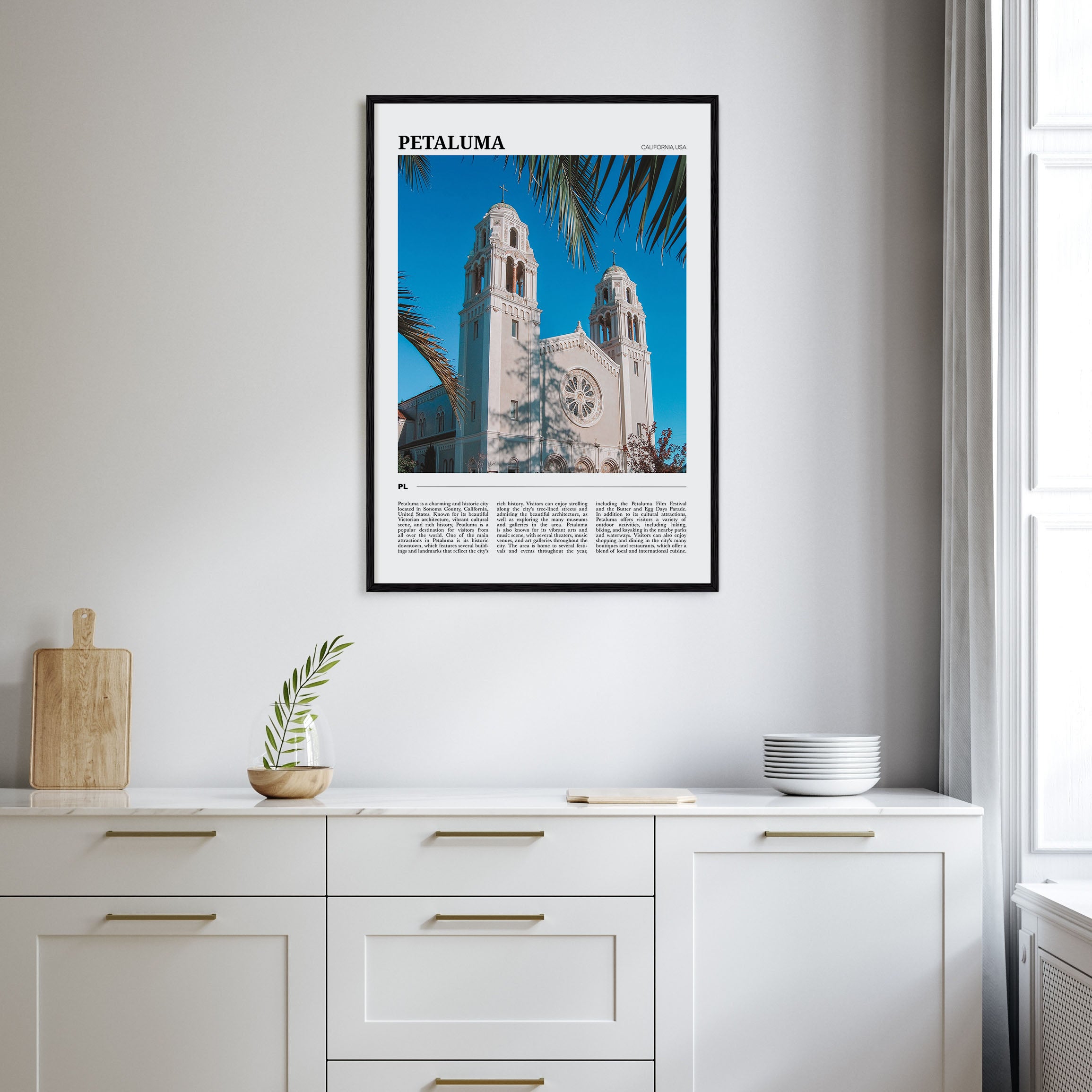 Petaluma Travel Color Poster