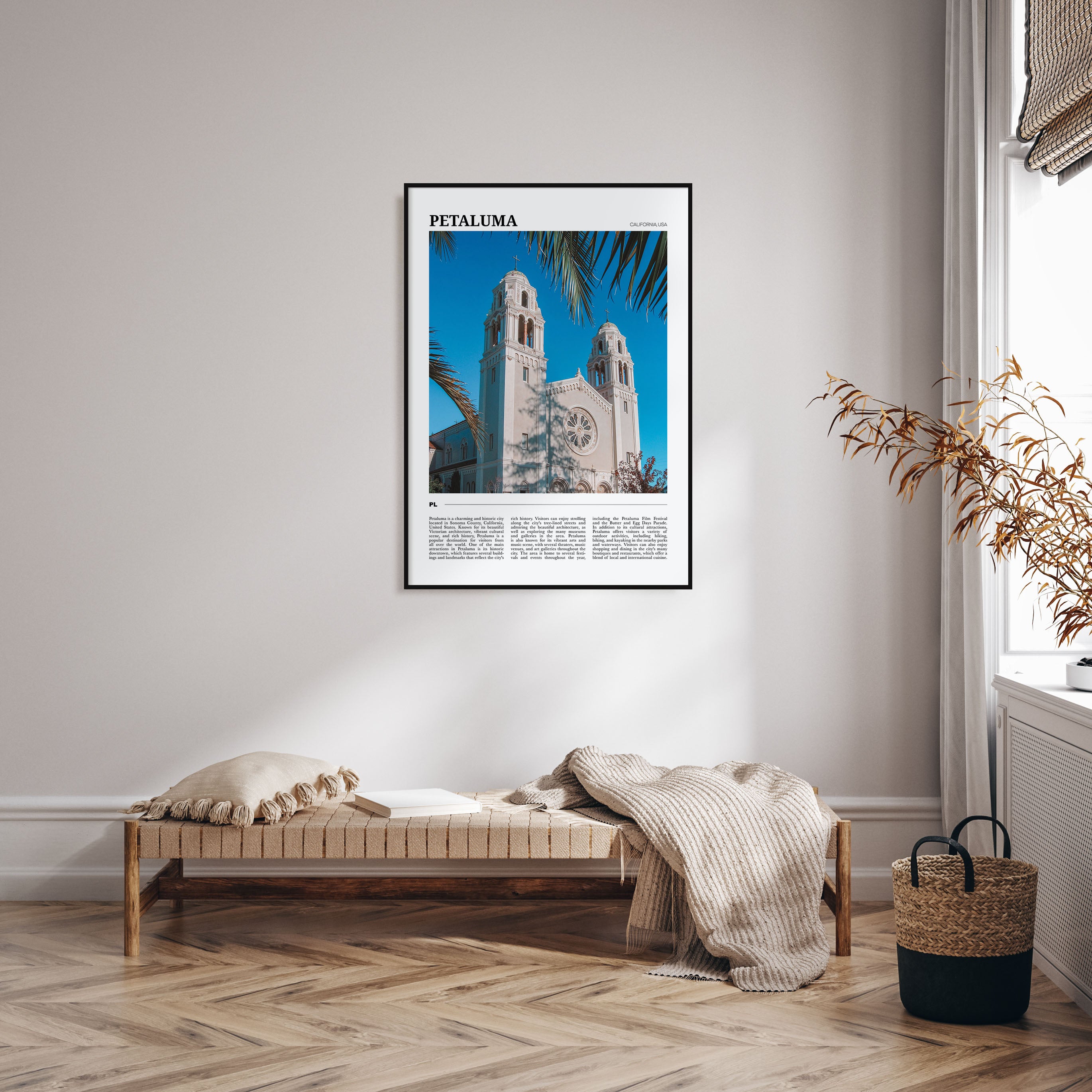 Petaluma Travel Color Poster