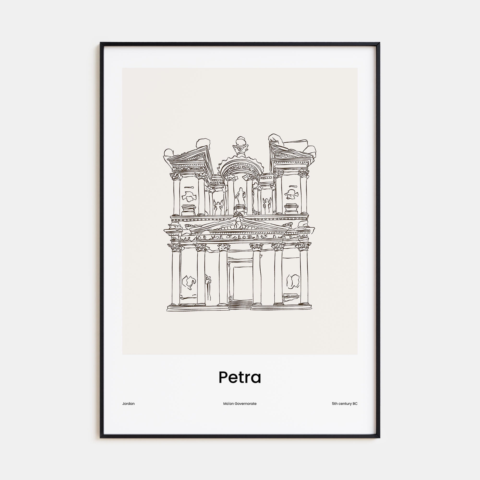 Petra Drawn Poster