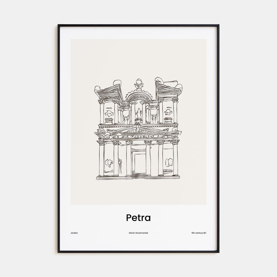 Petra Drawn Poster