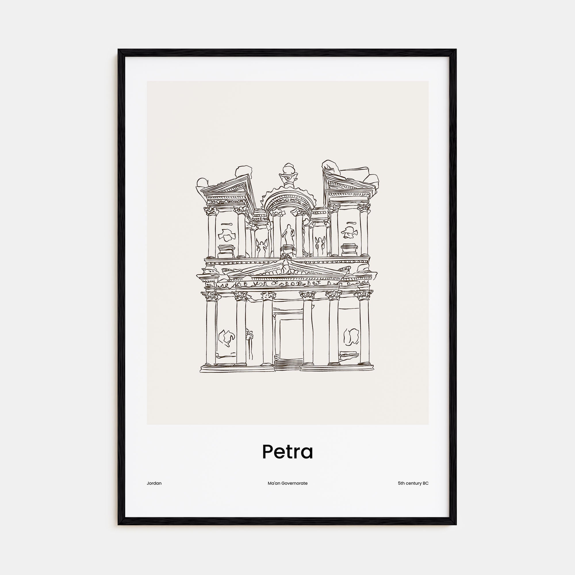 Petra Drawn Poster