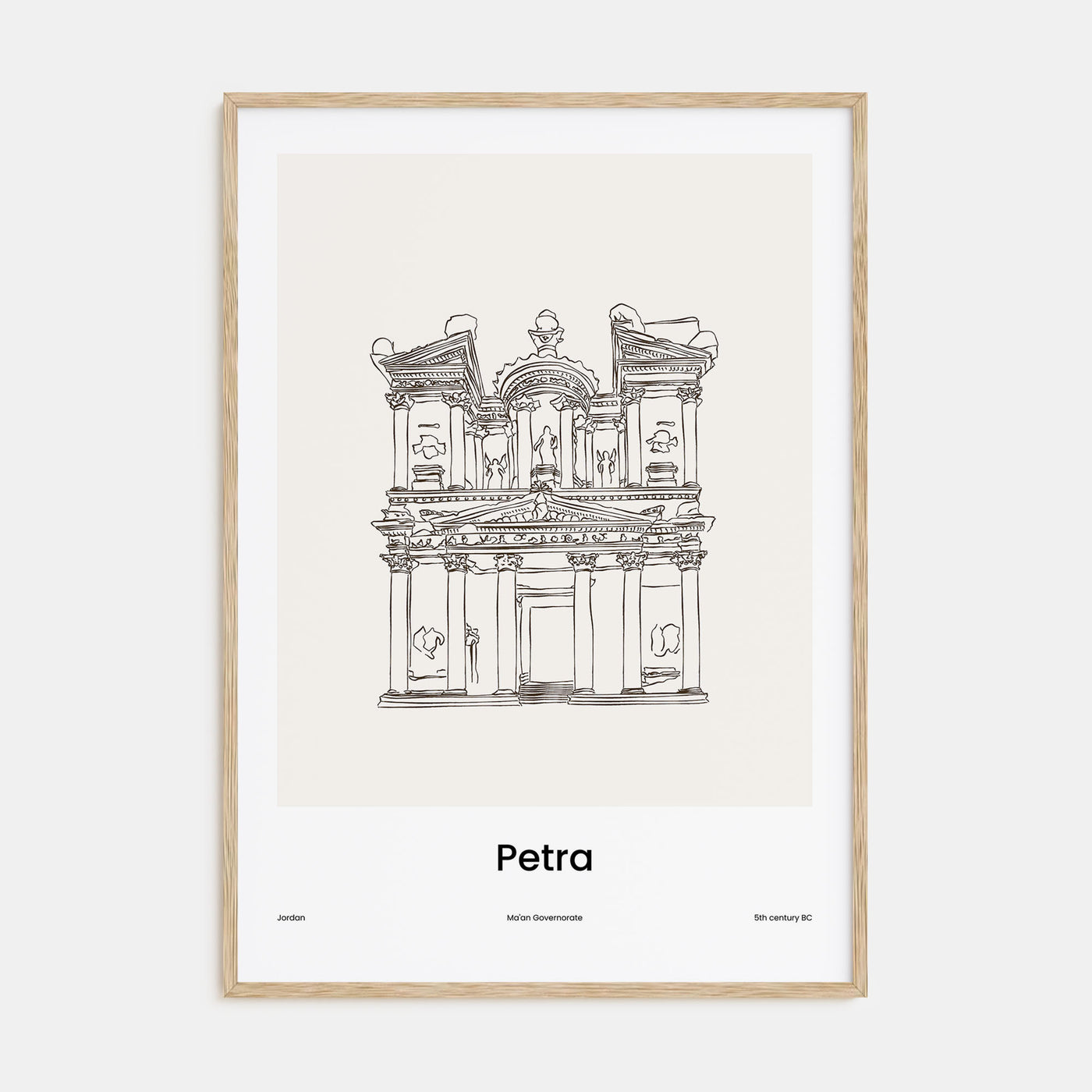 Petra Drawn Poster