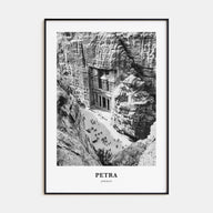Petra Portrait B&W Poster
