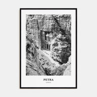 Petra Portrait B&W Poster