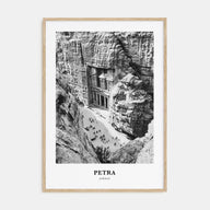 Petra Portrait B&W Poster